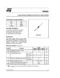 Datasheet 1N582xRL manufacturer STMicroelectronics