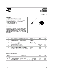 Datasheet 1N5908 manufacturer STMicroelectronics