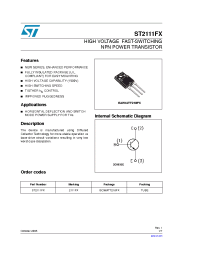 Datasheet 2111FX manufacturer STMicroelectronics