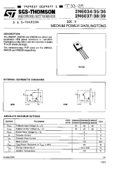Datasheet 2N6034 manufacturer STMicroelectronics