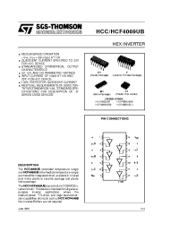 Datasheet 4069UB manufacturer STMicroelectronics