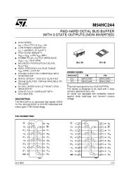 Datasheet 54HC244 manufacturer STMicroelectronics
