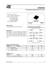 Datasheet 7003 manufacturer STMicroelectronics
