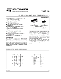 Datasheet 74AC158 manufacturer STMicroelectronics