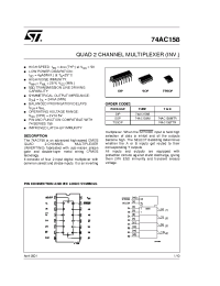 Datasheet 74AC158MTR manufacturer STMicroelectronics