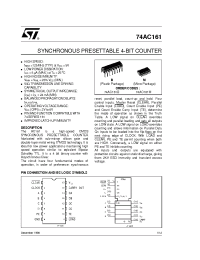 Datasheet 74AC161 manufacturer STMicroelectronics