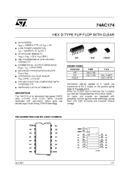 Datasheet 74AC174MTR manufacturer STMicroelectronics