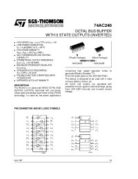 Datasheet 74AC240 manufacturer STMicroelectronics