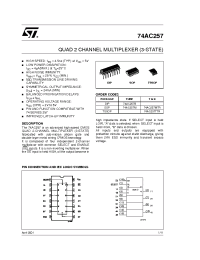 Datasheet 74AC257TTR manufacturer STMicroelectronics