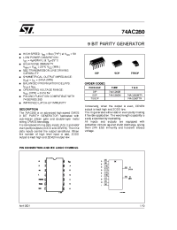 Datasheet 74AC280MTR manufacturer STMicroelectronics