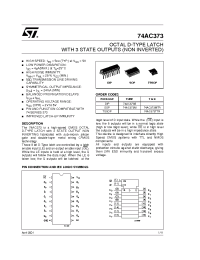 Datasheet 74AC373 manufacturer STMicroelectronics