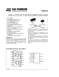 Datasheet 74AC74B manufacturer STMicroelectronics