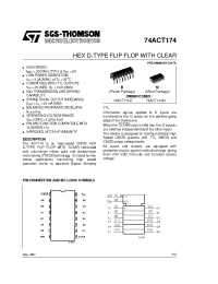 Datasheet 74ACT174B manufacturer STMicroelectronics