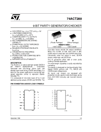 Datasheet 74ACT280 manufacturer STMicroelectronics