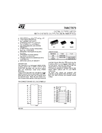 Datasheet 74ACT373MTR manufacturer STMicroelectronics