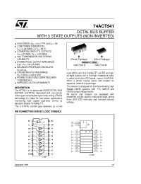Datasheet 74ACT541M manufacturer STMicroelectronics