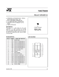 Datasheet 74ACT8244 manufacturer STMicroelectronics