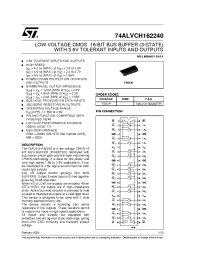 Datasheet 74ALVCH162240TTR manufacturer STMicroelectronics