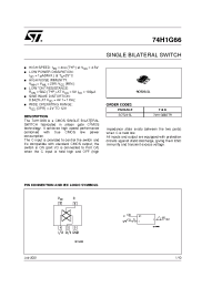 Datasheet 74H1G66STR manufacturer STMicroelectronics