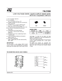 Datasheet 74LCX00M manufacturer STMicroelectronics