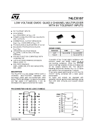 Datasheet 74LCX157TTR manufacturer STMicroelectronics