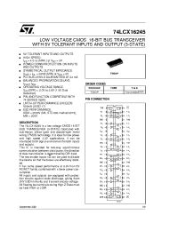 Datasheet 74LCX16245 manufacturer STMicroelectronics