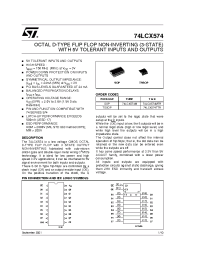 Datasheet 74LCX574M manufacturer STMicroelectronics