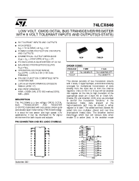 Datasheet 74LCX646RM13TR manufacturer STMicroelectronics