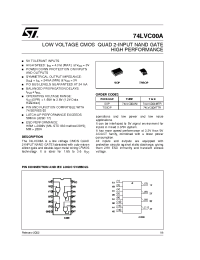 Datasheet 74LVC00AM manufacturer STMicroelectronics