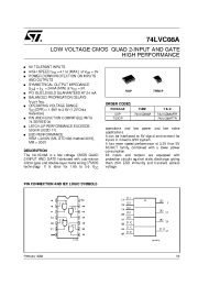 Datasheet 74LVC08A manufacturer STMicroelectronics