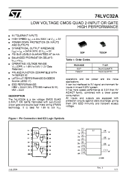 Datasheet 74LVC32AMTR manufacturer STMicroelectronics