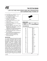 Datasheet 74LVCZ161284ATTR manufacturer STMicroelectronics