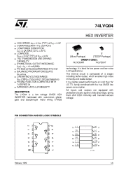 Datasheet 74LVQ04T manufacturer STMicroelectronics
