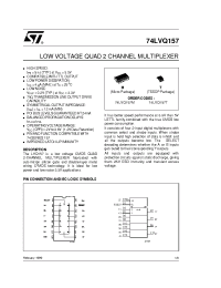 Datasheet 74LVQ157 manufacturer STMicroelectronics