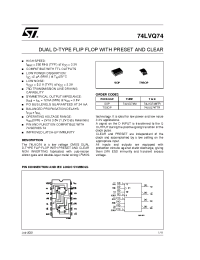 Datasheet 74LVQ74MTR manufacturer STMicroelectronics