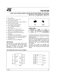 Datasheet 74LVX126MTR manufacturer STMicroelectronics