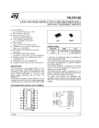 Datasheet 74LVX138MTR manufacturer STMicroelectronics