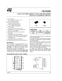 Datasheet 74LVX238 manufacturer STMicroelectronics