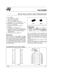 Datasheet 74LVX3245 manufacturer STMicroelectronics