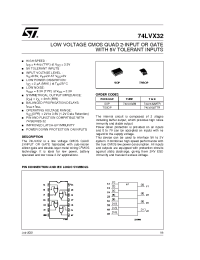 Datasheet 74LVX32MTR manufacturer STMicroelectronics