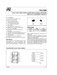 Datasheet 74LVX86TTR manufacturer STMicroelectronics