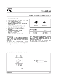 Datasheet 74LX1G00CTR manufacturer STMicroelectronics