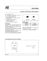 Datasheet 74LX1G05CTR manufacturer STMicroelectronics