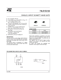 Datasheet 74LX1G132CTR manufacturer STMicroelectronics