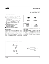 Datasheet 74LX1G70 manufacturer STMicroelectronics