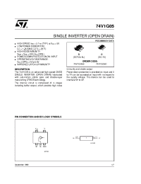 Datasheet 74V1G05S manufacturer STMicroelectronics