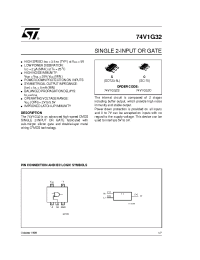 Datasheet 74V1G32 manufacturer STMicroelectronics