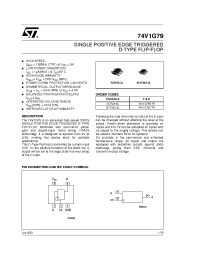 Datasheet 74V1G79CTR manufacturer STMicroelectronics