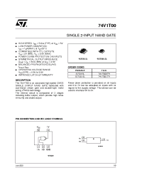 Datasheet 74V1T00CTR manufacturer STMicroelectronics