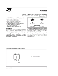 Datasheet 74V1T05 manufacturer STMicroelectronics